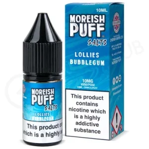 Bubblegum Lollies Nic Salt E-Liquid by Moreish Puff