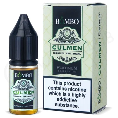 Culmen Nic Salt E-Liquid by Bombo Platinum Tobaccos