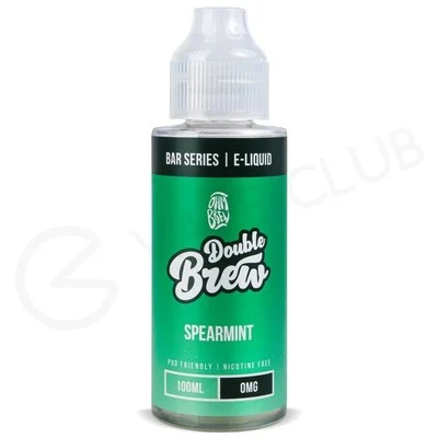 Spearmint Shortfill E-Liquid by Double Brew Bar Series 100ml
