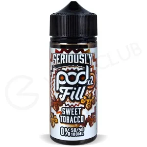 Sweet Tobacco Shortfill E-Liquid by Seriously Pod Fill x2 100ml