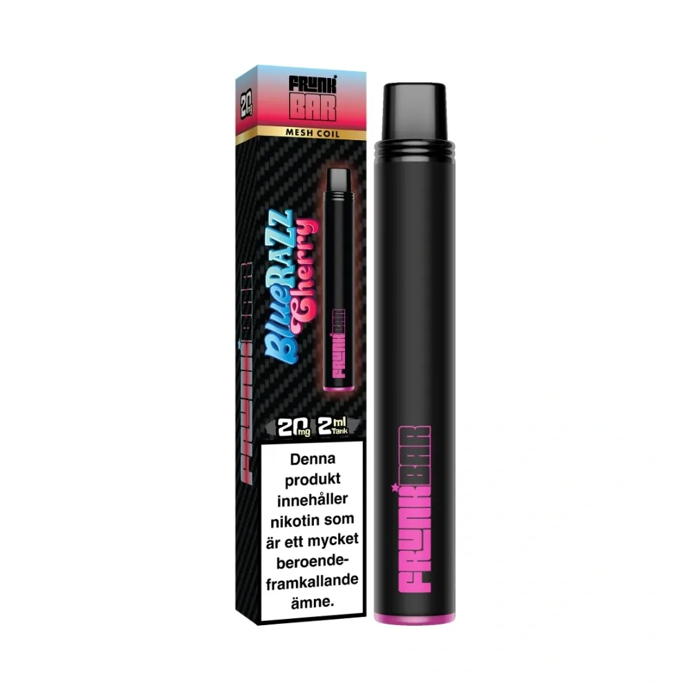 Frunk Bar – Blue Razz Cherry (20 mg, Engångs vape)