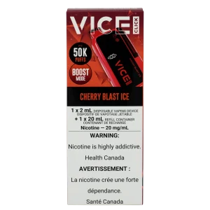 Vice Click 50K Cherry Blast Ice 2ml 20mg