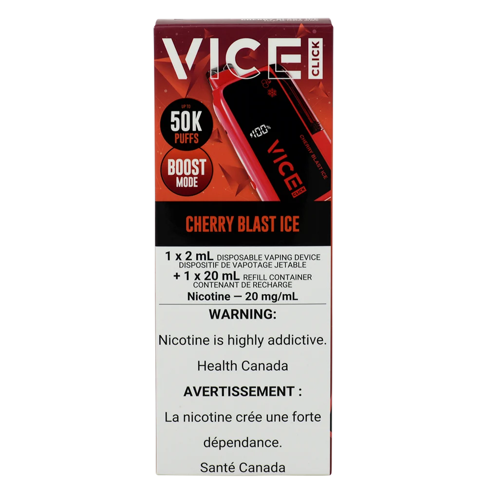 Vice Click 50K Cherry Blast Ice 2ml 20mg