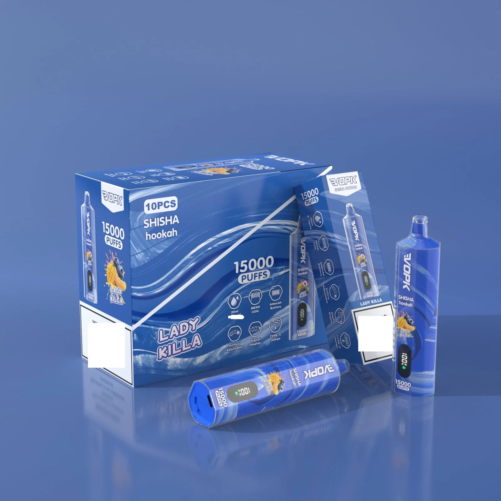 VOPK Shisha Hookah 15000 Puffs Disposable Vape Wholesale - Image 2
