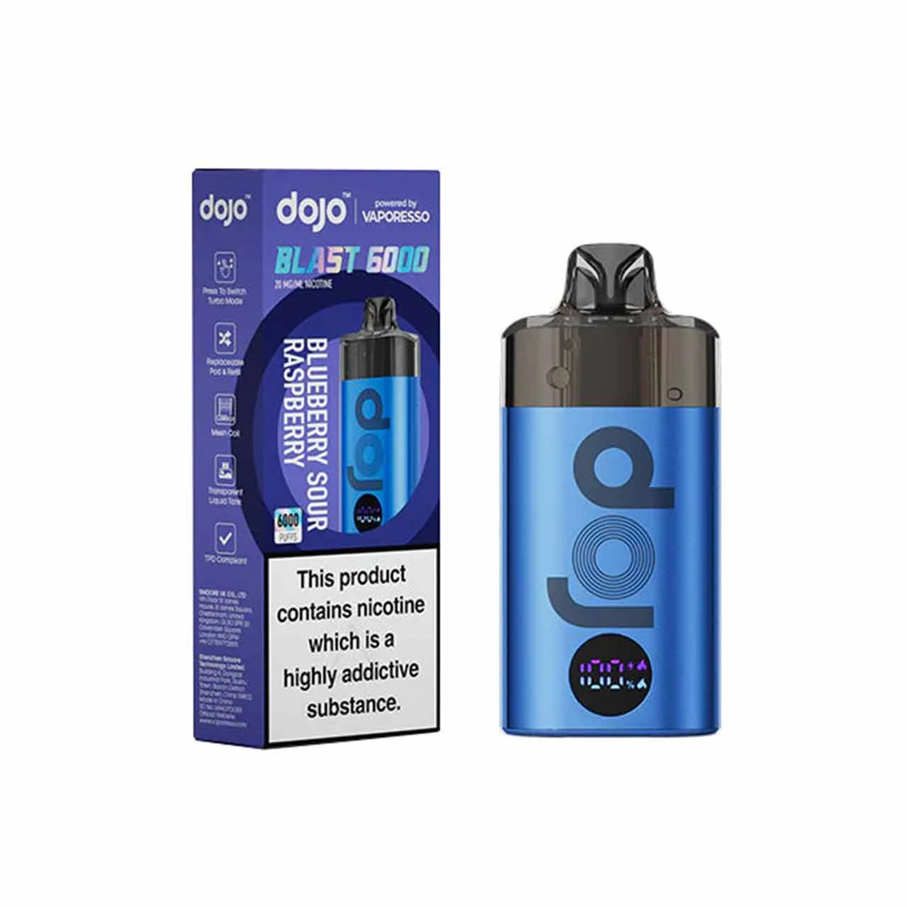 Vaporesso Dojo Blast 6000 Prefilled Pod Kit - Image 2