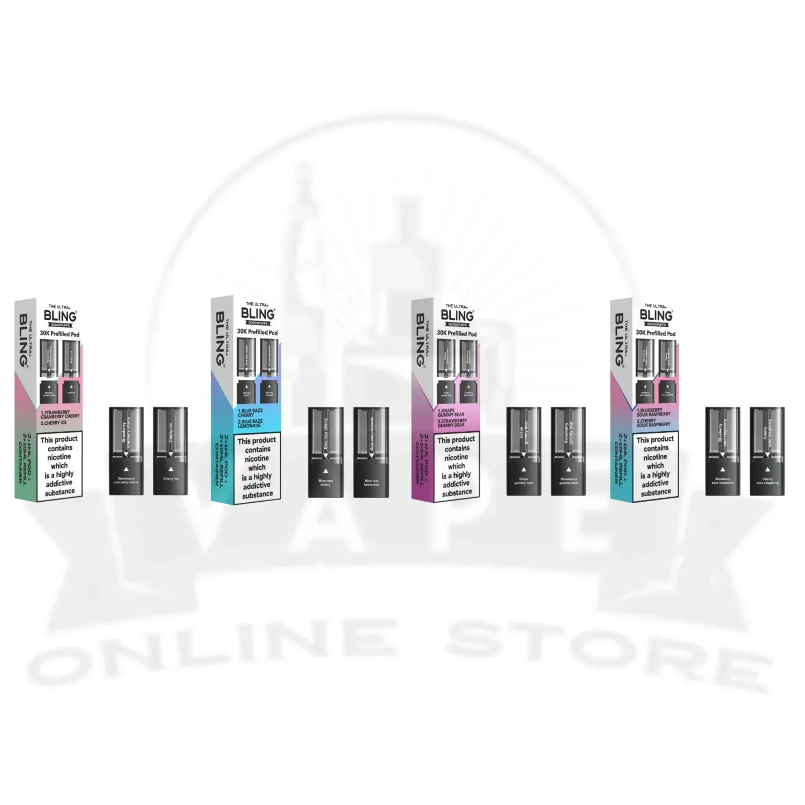 Crystal Bling Ultra Plus 30k Replacement Pods - Image 2