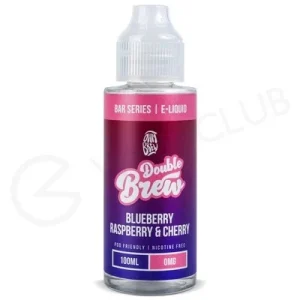 Blueberry Raspberry Cherry Shortfill E-Liquid by Double Brew Bar Series 100ml
