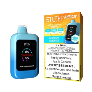 stlth vision Blue Razz lemon ice 20k