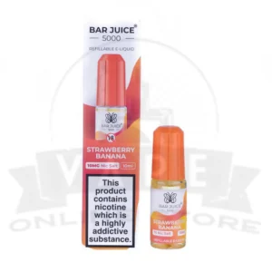 Strawberry Banana Bar Juice 5000 Nic Salt E-Liquid | 5 for £10