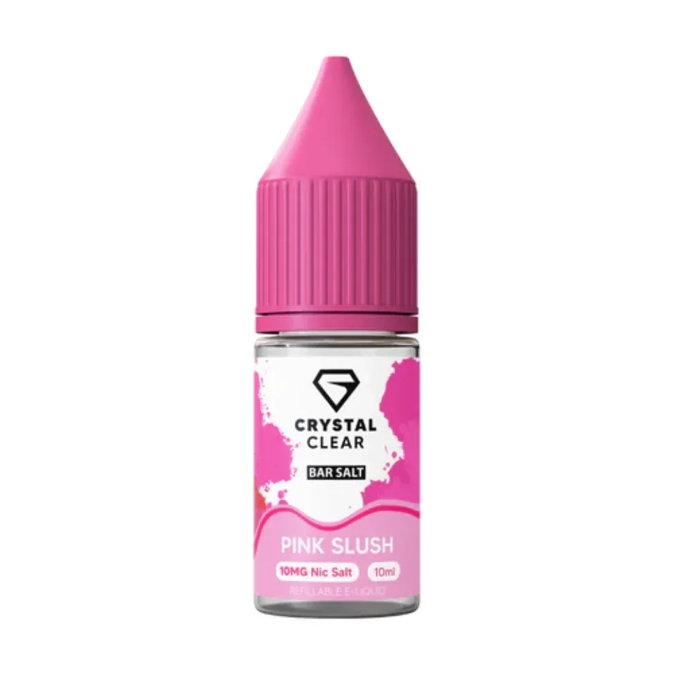 Crystal Clear Nic Salt Eliquid 10ml - Pink Slush
