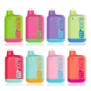 BLOCK BAR - RECHARGABLE DISPOSABLE 5%NIC 6000 PUFFS 12ML