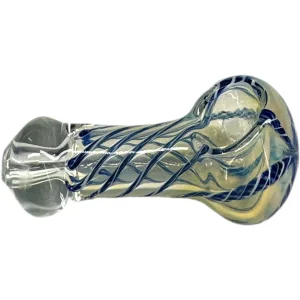 Twisted Art Silver Fumed 2.5 Inch Hand Pipe