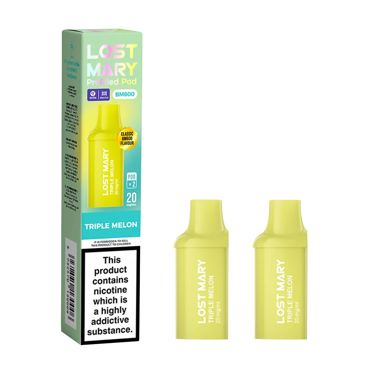 Triple Melon Lost Mary BM600 Pods