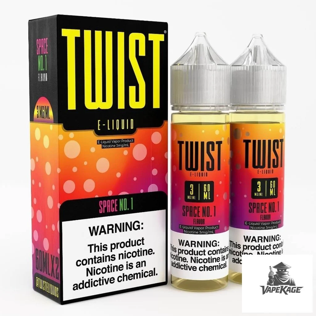 Space No. 1 — Twist E-Liquids 120mL (2x60mL twin pack) Freebase