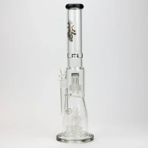 H2O 17.5" Glass Bong W/ Shower Head Percolator