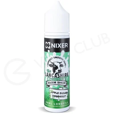 Apple Sugar Doughnut Longfill Concentrate by Nixer x The Lancashire Creamery