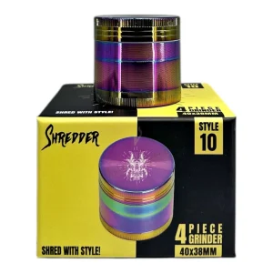 Shredder 4 Piece Style 10 Rainbow Grinder
