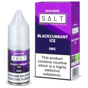 Blackcurrant Ice Nic Salt E-Liquid by Salt