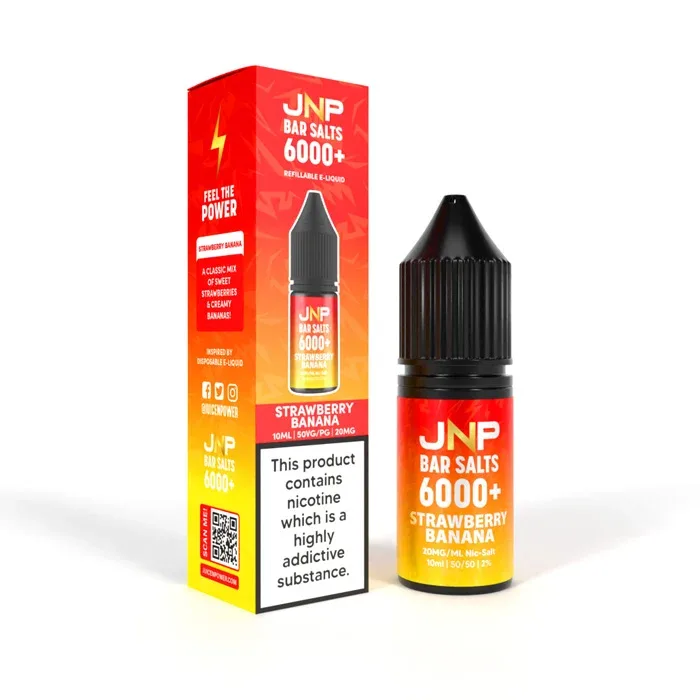 Strawberry Banana Nicotine Salt by JNP Bar Salts 6000+