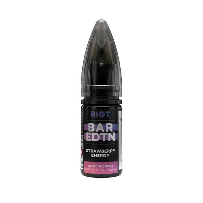 Riot Squad BAR EDTN Strawberry Maxx 10ml Nic Salt E-Liquid