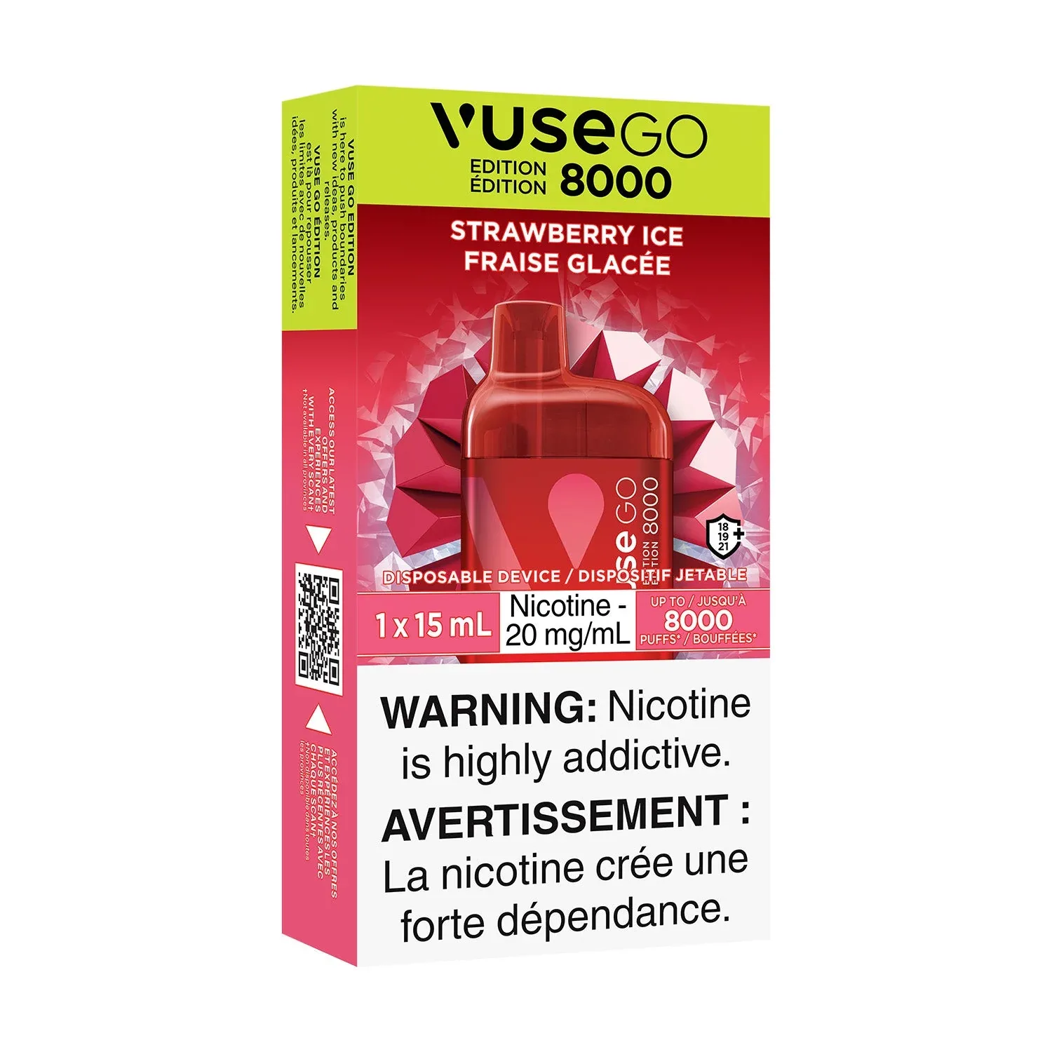 Vuse GO Edition 8000 - Strawberry Ice - Image 2