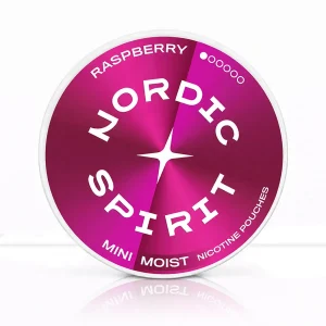 Raspberry Mini Mellow Nordic Spirit Nicotine Pouch