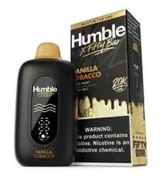 Humble X Fifty Bar Disposable Vanilla Tobacco-Free Ship Option!