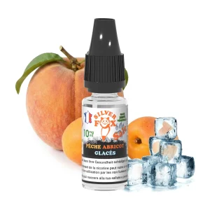 PEACH APRICOT ICE Silver Fox 10ml nicotine salt e-liquid