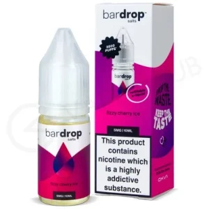 Fizzy Cherry Ice Nic Salt E-Liquid by Bar Drop Salts