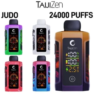 TAIJIZEN JUDO BY IJOY 5% NICOTINE 24,000 PUFFS TOUCH SCREEN DISPOSABLE VAPE