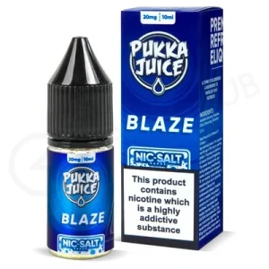 Blaze Nic Salt E-Liquid by Pukka Juice
