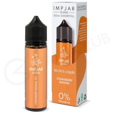 Strawberry Banana Shortfill E-Liquid by Imp Jar 50ml