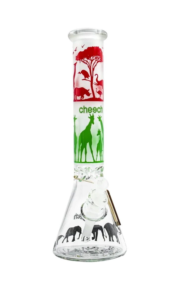 Cheech Glass 15” Safari Tube Beaker Bong