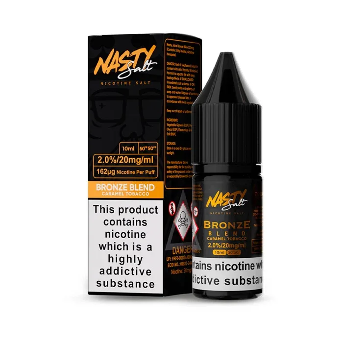Bronze Blend Nic Salt E-Liquid by Nasty Juice