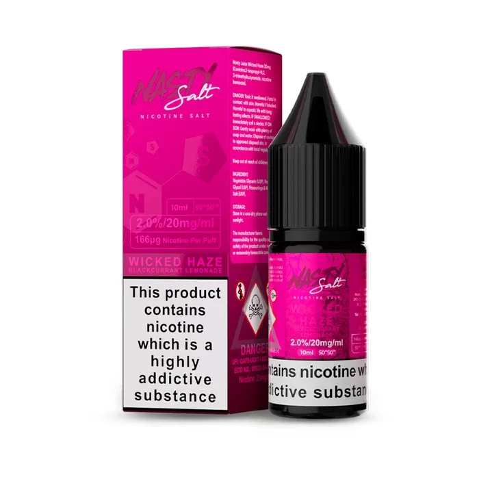 Wicked Haze Nic Salt E-Liquid by Nasty Juice