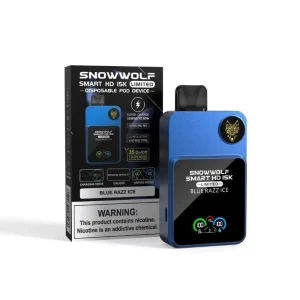 SnowWolf Smart HD 15K Disposable Vape 15000 Puffs Quick Charge