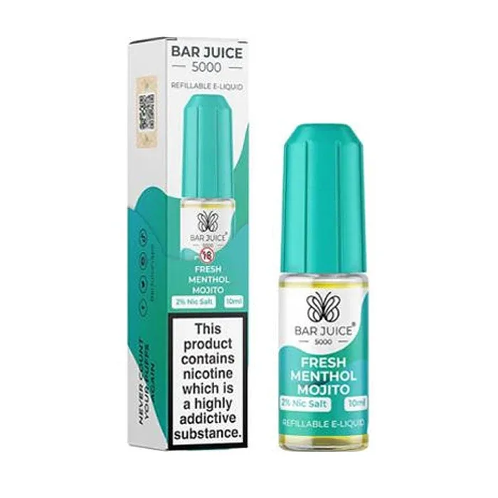 Fresh Menthol Mojito Nicotine Salt by Bar Juice 5000