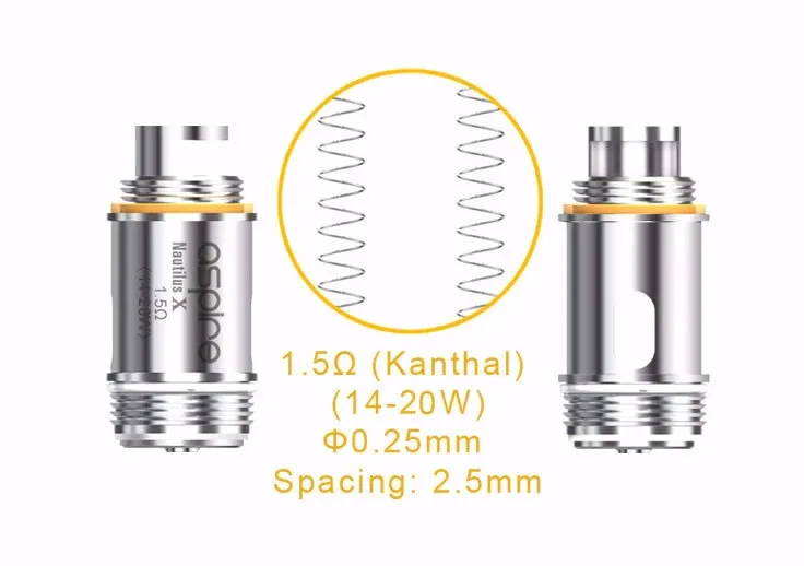 Aspire Nautilus X Replacement Coils - Image 2