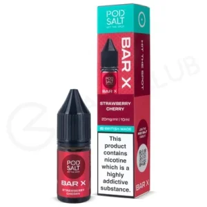 Strawberry Cherry Nic Salt E-Liquid by Pod Salt Bar X