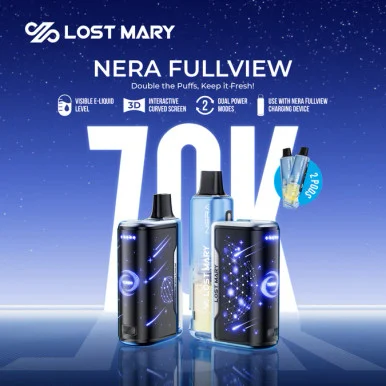 LOST MARY NERA FULLVIEW 70,000 PUFFS DISPOSABLE VAPE (FULL KIT)