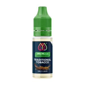 Traditional Tobacco E-Liquid by Aquavape - 10ml