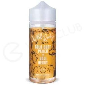 Gold Dust Peach & Goji Berry Shortfill E-Liquid by Wild Roots 100ml