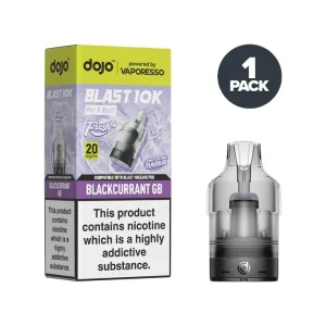 Blackcurrant GB Vaporesso Dojo Blast 10K Fresh Refill Pack