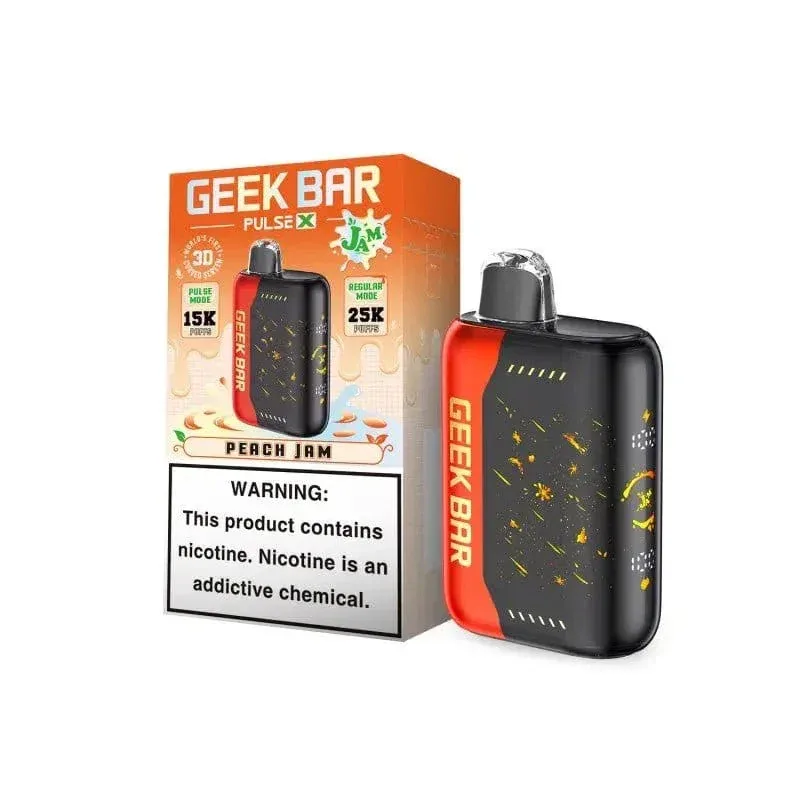 Geek Bar Pulse X Peach Jam - Geek Bar Pulse X Peach Jam