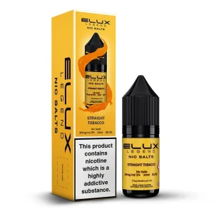 Elux - Legend Nic Salts 10ml - Straight Tobacco
