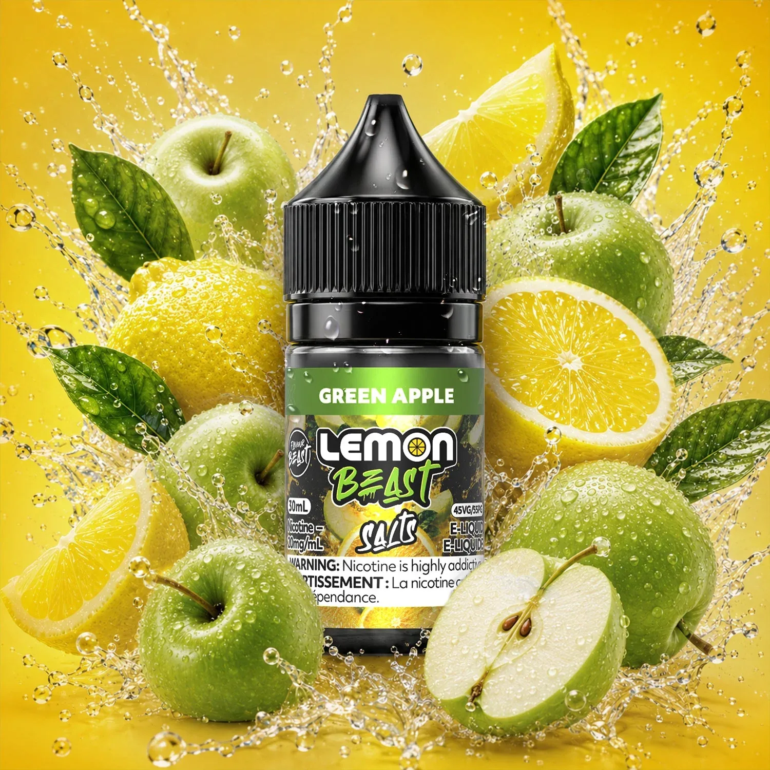 Lemon Beast Green Apple 30 ml Salt Nic E-Liquid