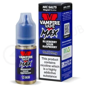 Blueberry Sour Raspberry Nic Salt E-Liquid by Vampire Vape Max