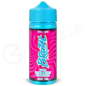 Sour Strawberry Bubblegum Shortfill E-Liquid by Brutal 100ml