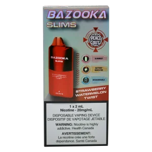 Bazooka Slim Strawberry Watermelon Twist 2ml 20mg
