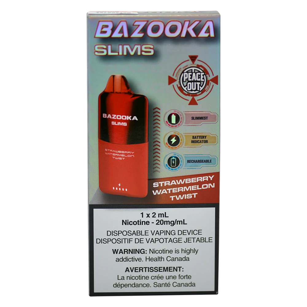 Bazooka Slim Strawberry Watermelon Twist 2ml 20mg